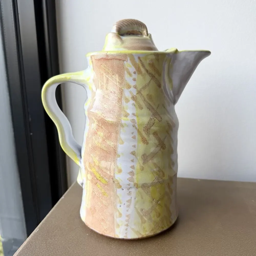 Diane Kenney Pottery Pitcher Jug With Handle 10